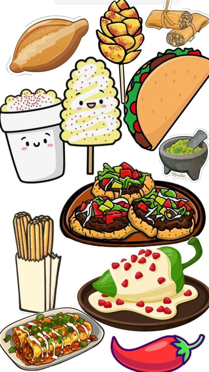 Mexican Food puzzle online from photo