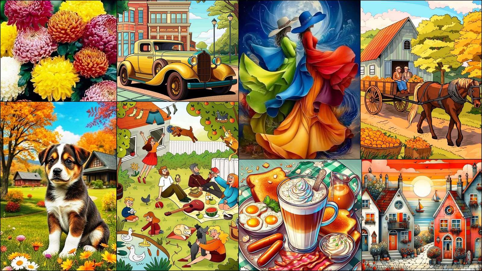 Chrysanthemums online puzzle