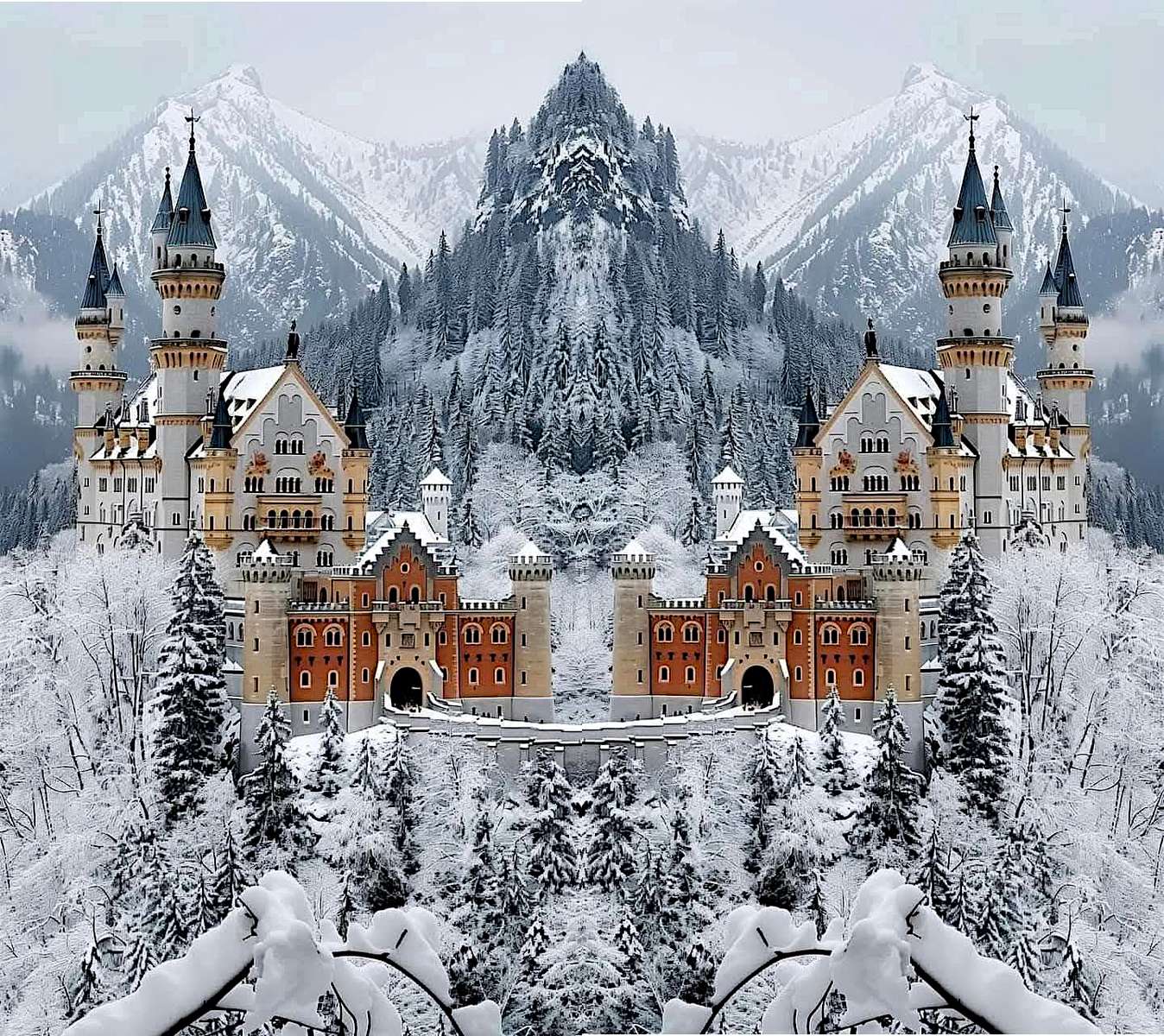 Winter Castle online puzzle