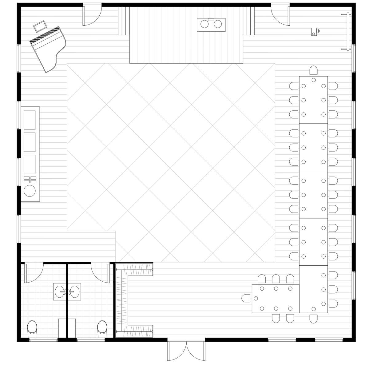 Laying out the room puzzle online from photo