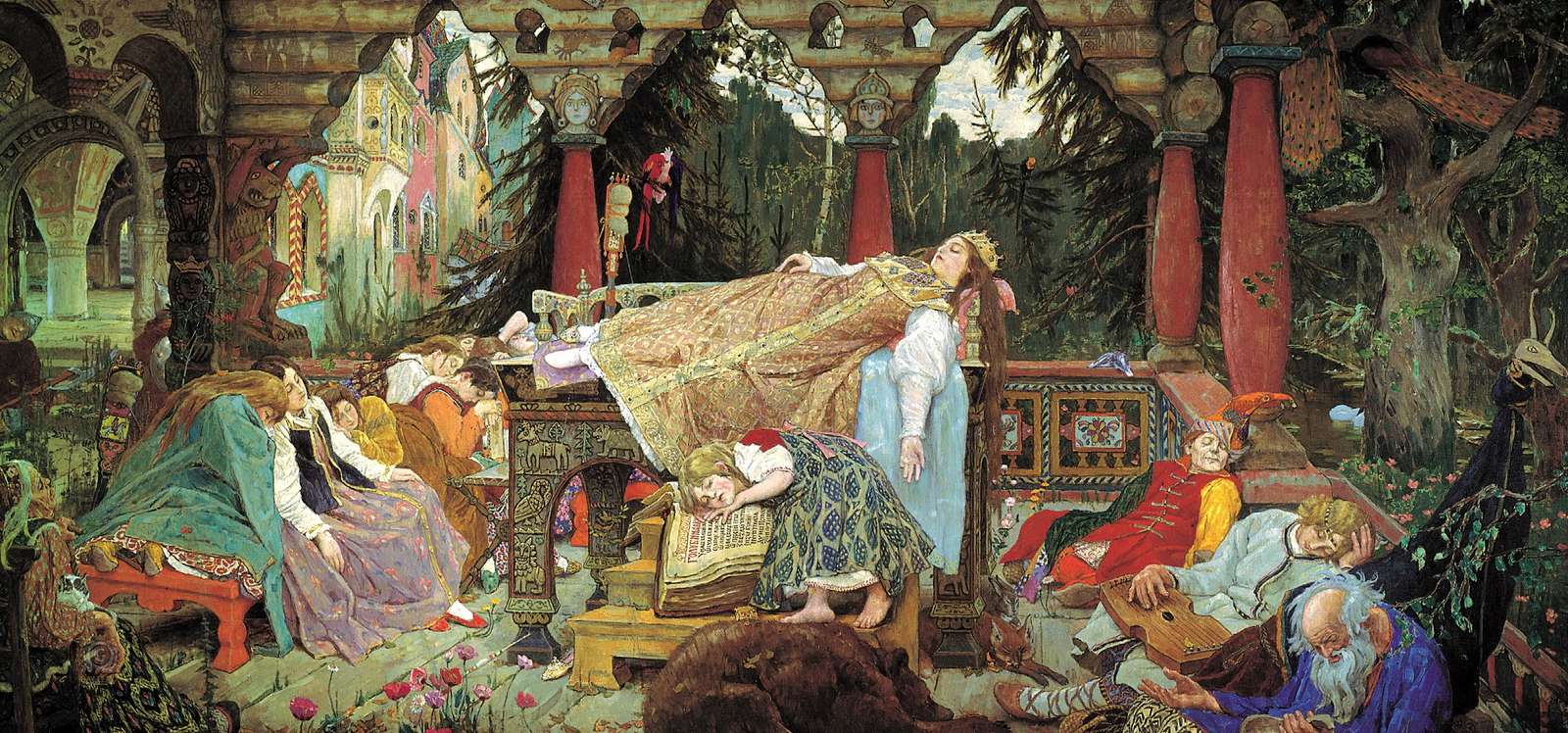 Victor Vasnetsov_Sleeping Princess online puzzle