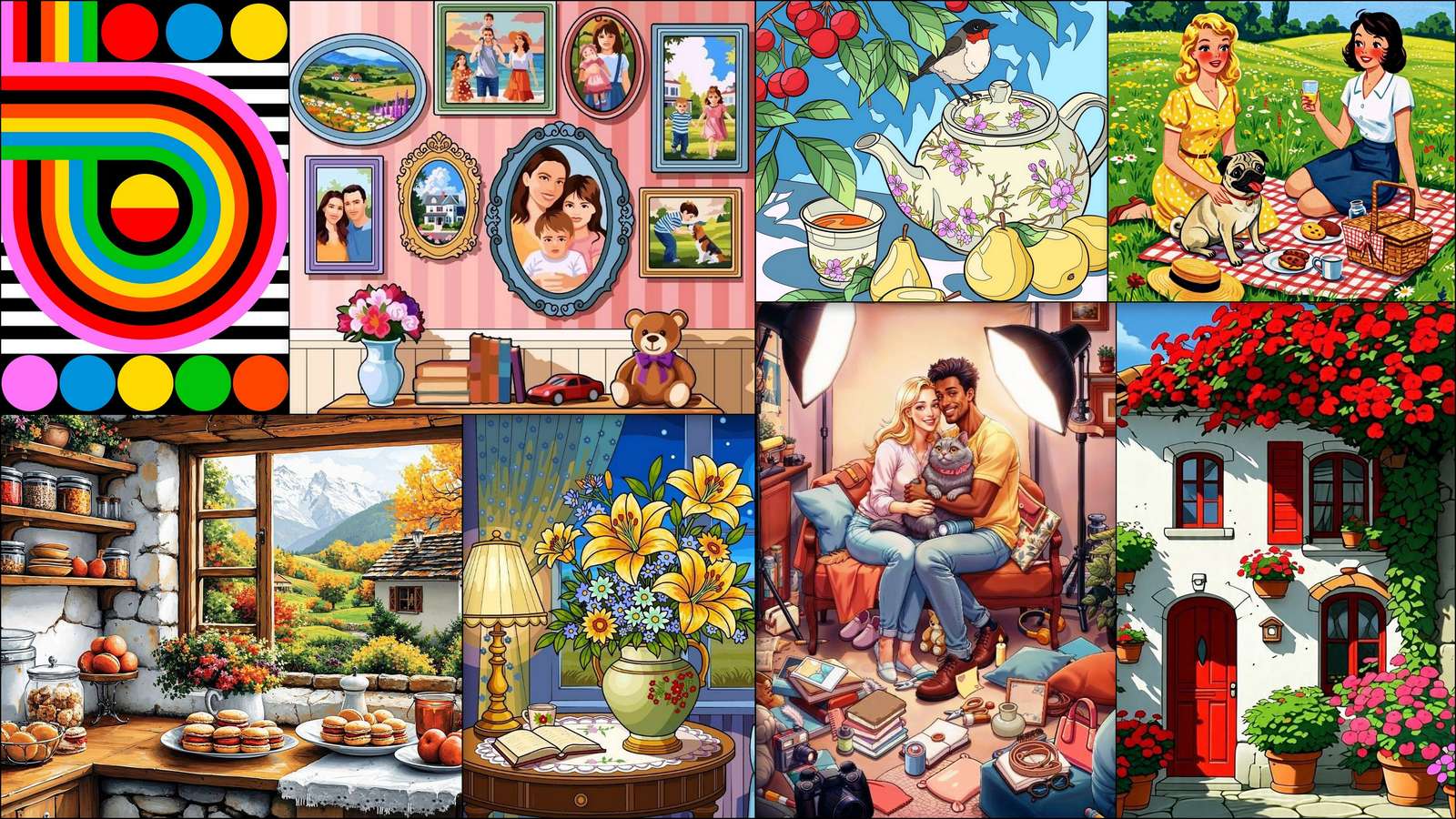 At the photographer's online puzzle