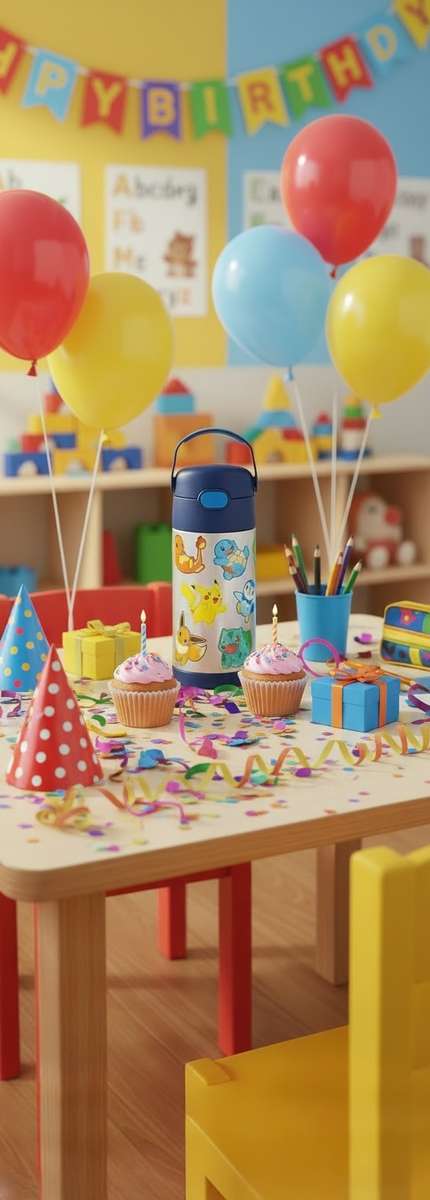 Pokemon Garrafa de água de 12 onças para crianças puzzle online a partir de fotografia