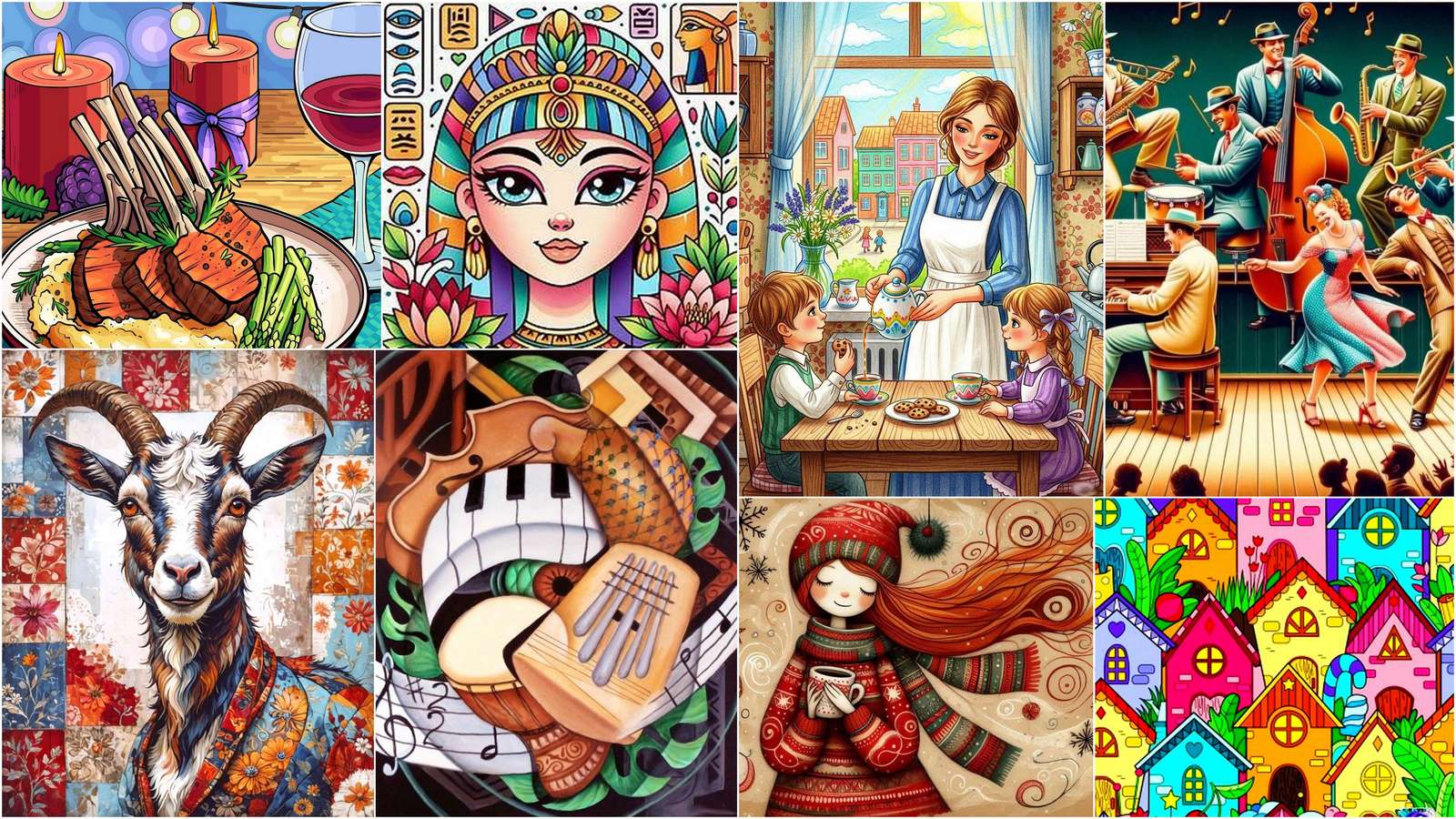 Horned goat online puzzle