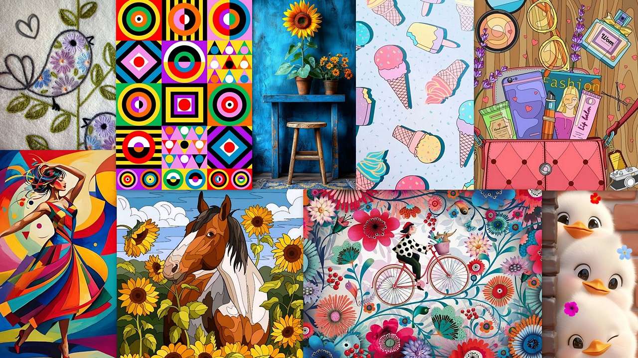 Mish mash puzzle online from photo