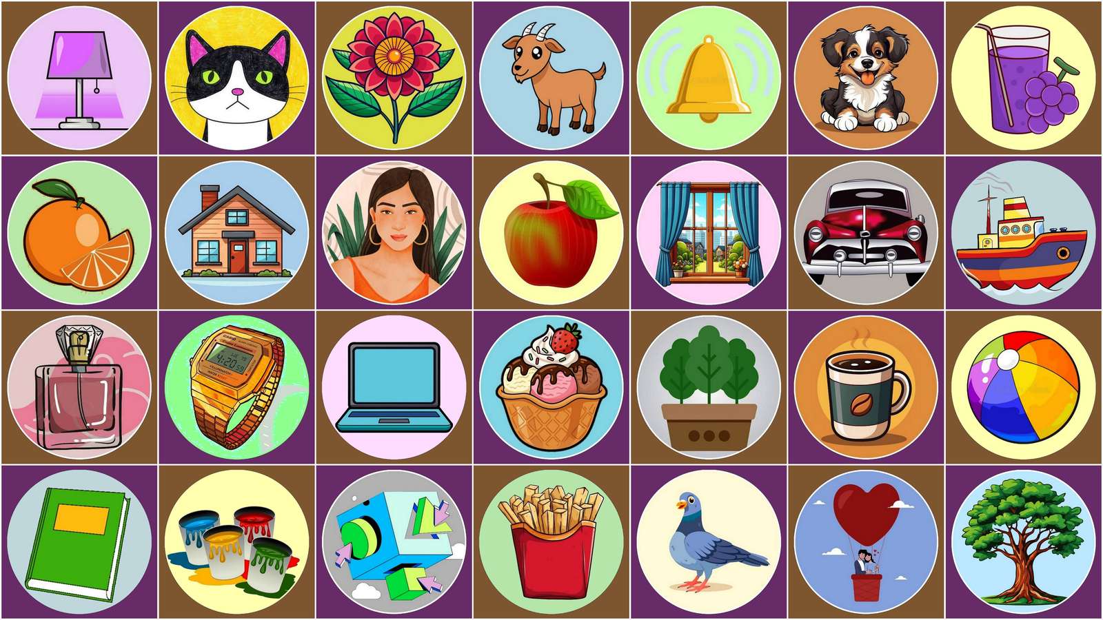 Wheels and circles online puzzle