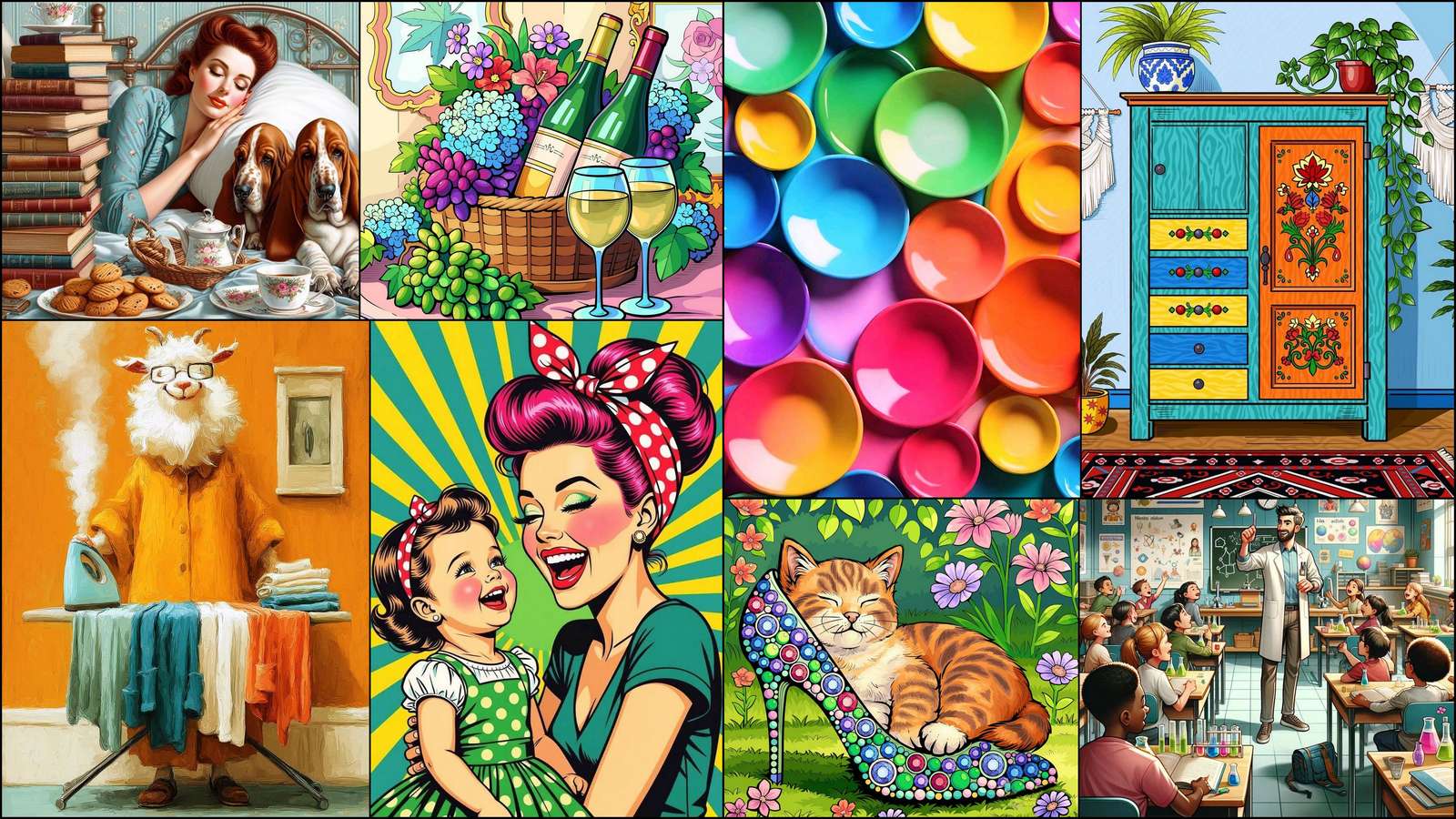 Goat irons puzzle online from photo