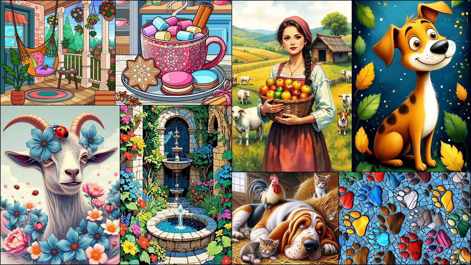 Fountain online puzzle