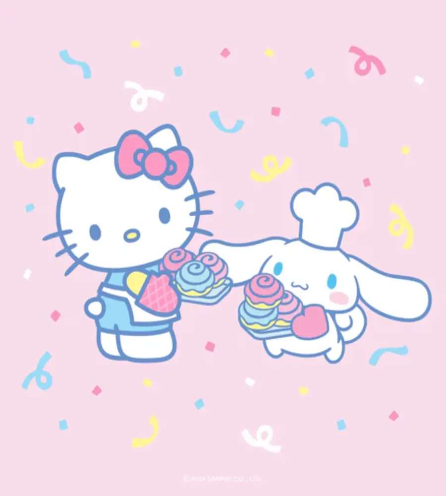 З 23-м днем ​​народження Сінаморол! скласти пазл онлайн з фото