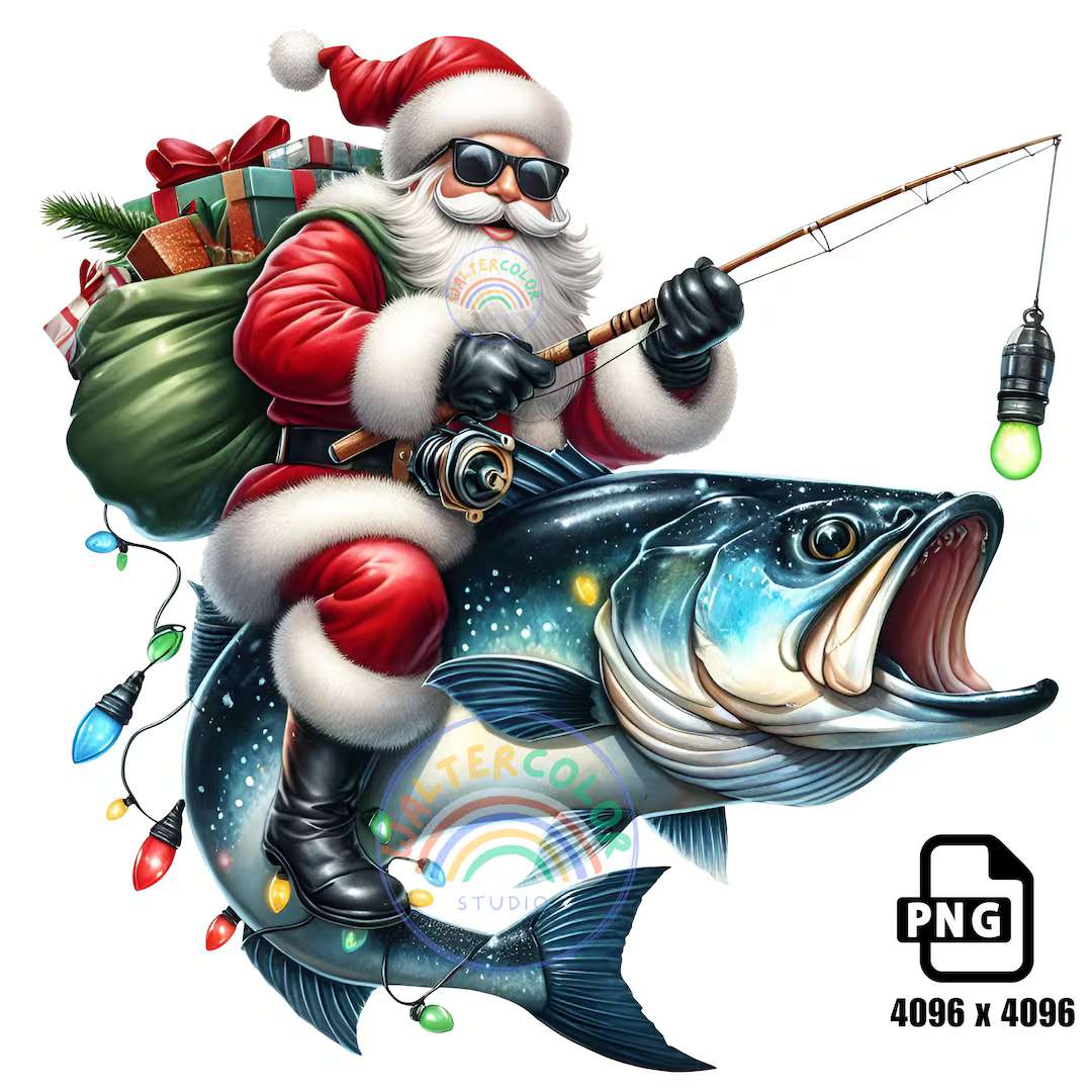 poisson père Noël puzzle en ligne
