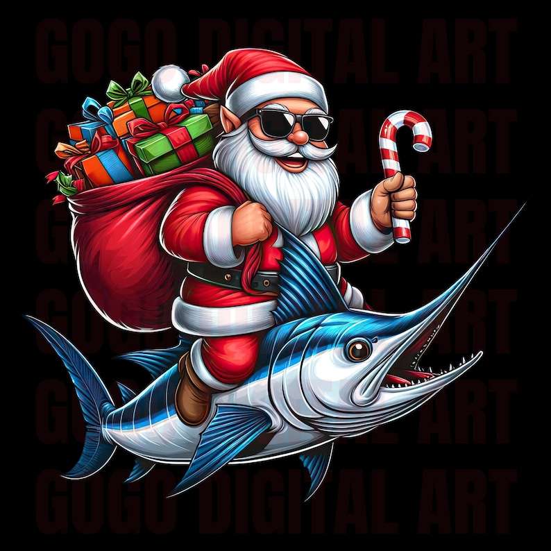 poisson santa puzzle en ligne à partir d'une photo