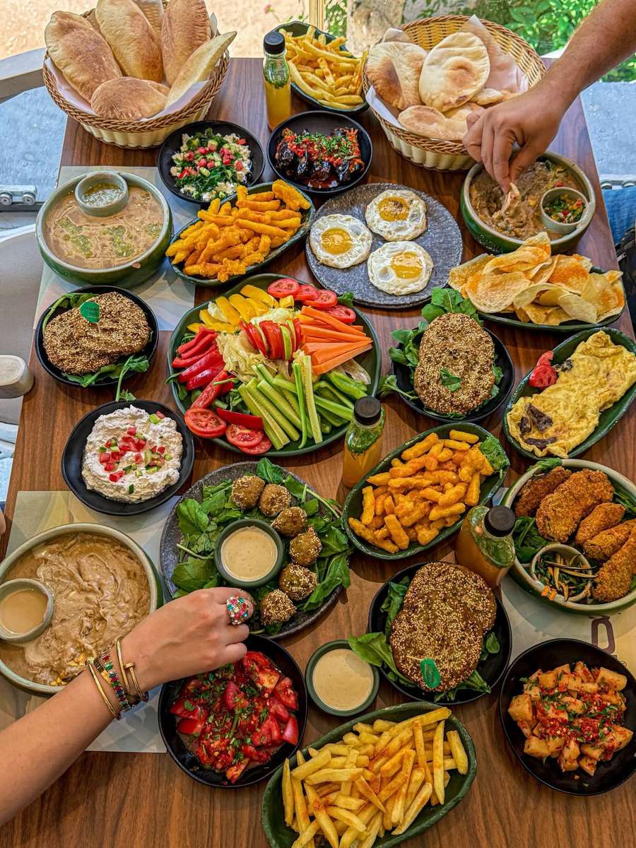 Египетский завтрак онлайн-пазл