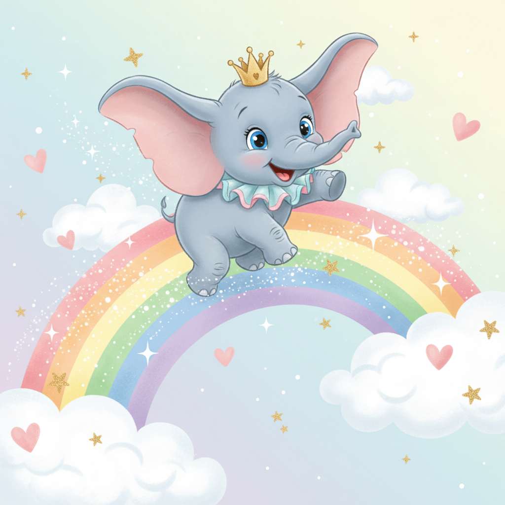 Dumbo The Flying Elephant online παζλ