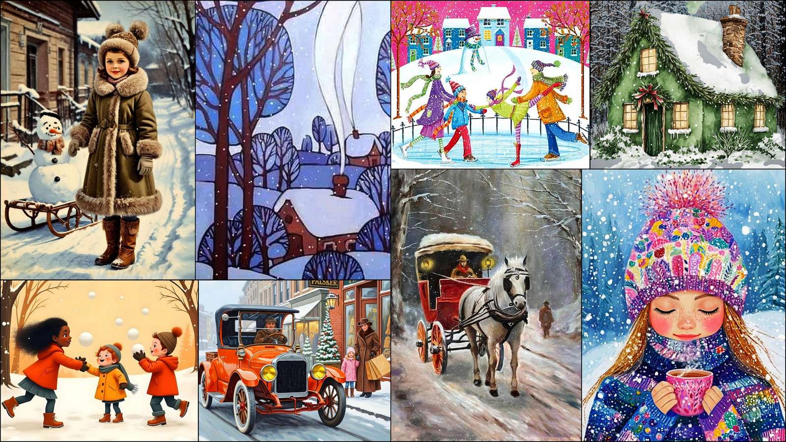 Et c'est encore l'hiver puzzle en ligne à partir d'une photo