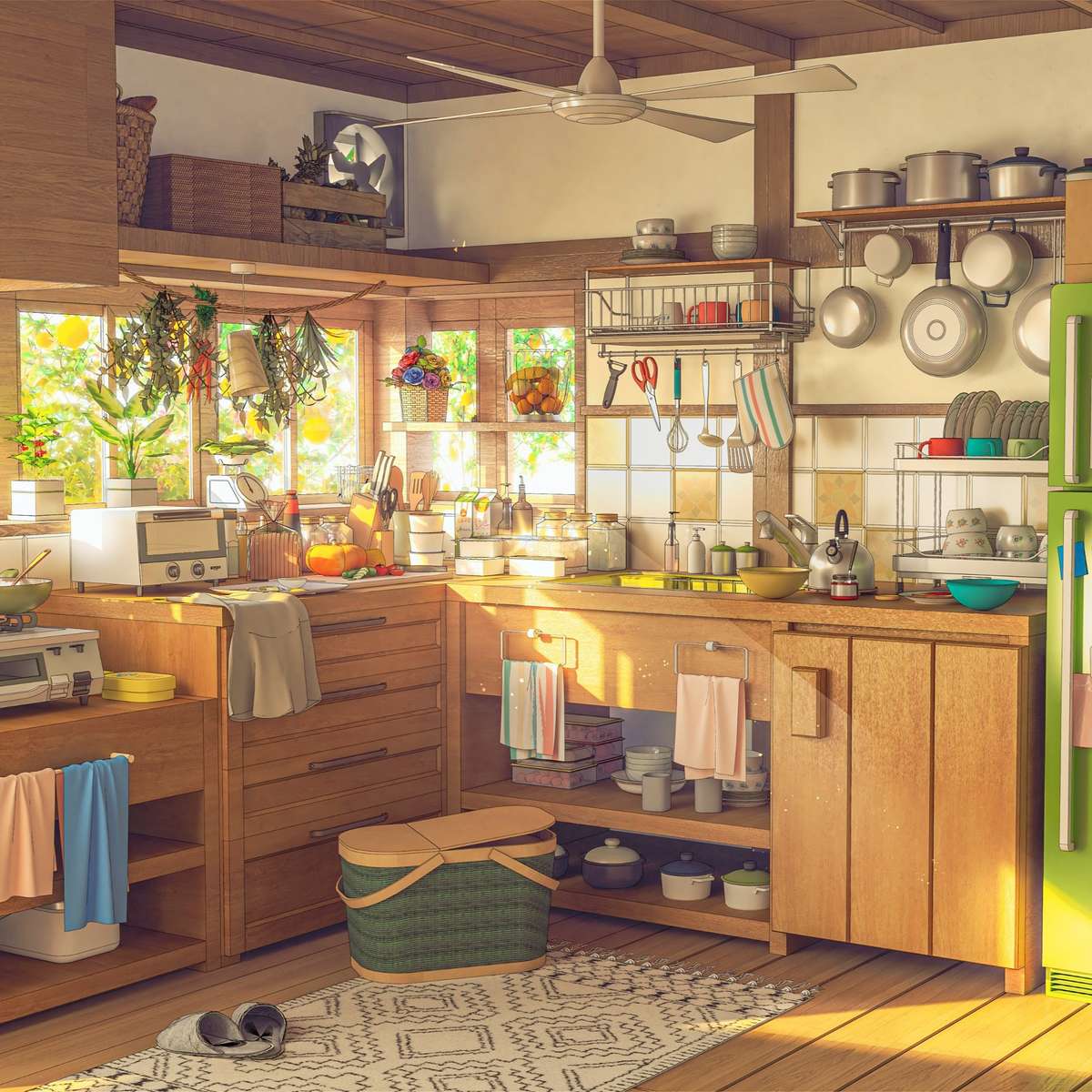 мина известно време, но нека започнем от кухнята онлайн пъзел