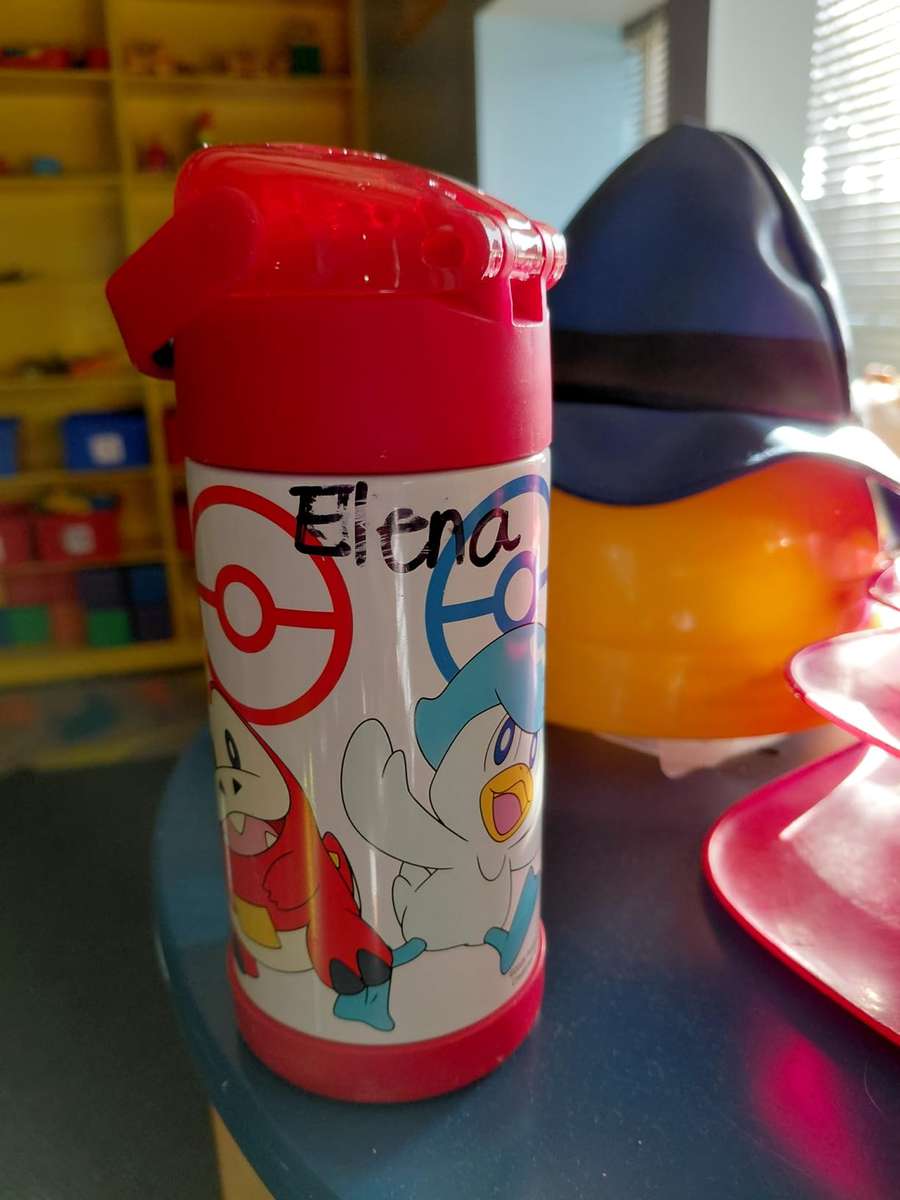 Óvodáskorú Pokemon Thermos Funtainer vizespalack puzzle online fotóról