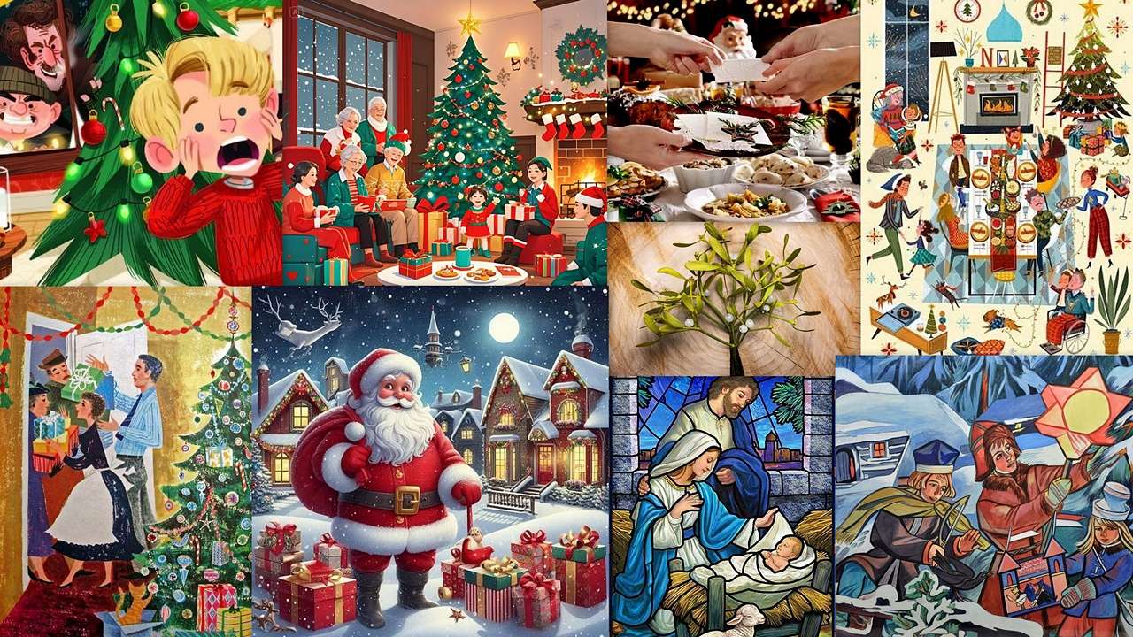 Christmas online puzzle