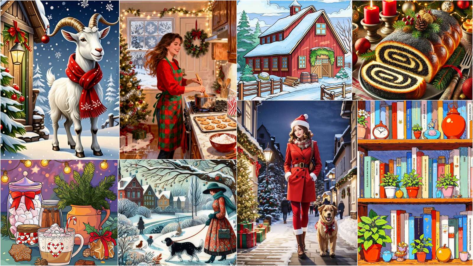 Κατσίκα με μαντήλι παζλ online από φωτογραφία