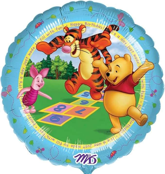 Diversão de aniversário do Ursinho Pooh puzzle online