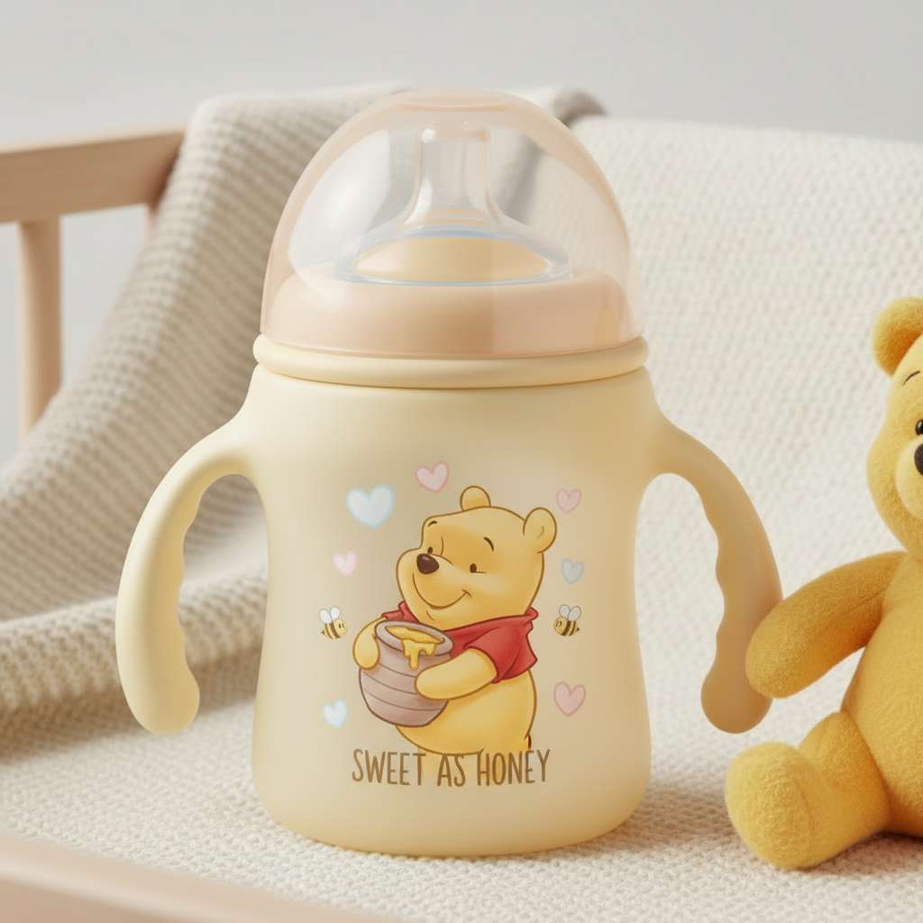 Mamadeira com Ursinho Pooh puzzle online a partir de fotografia