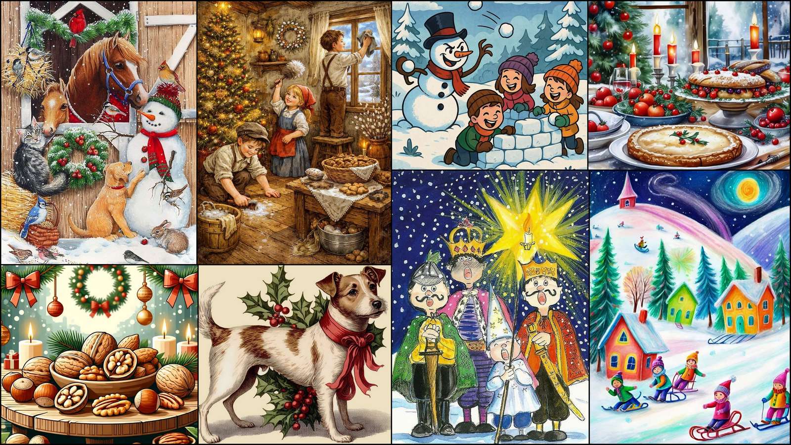 In a festive mood online puzzle