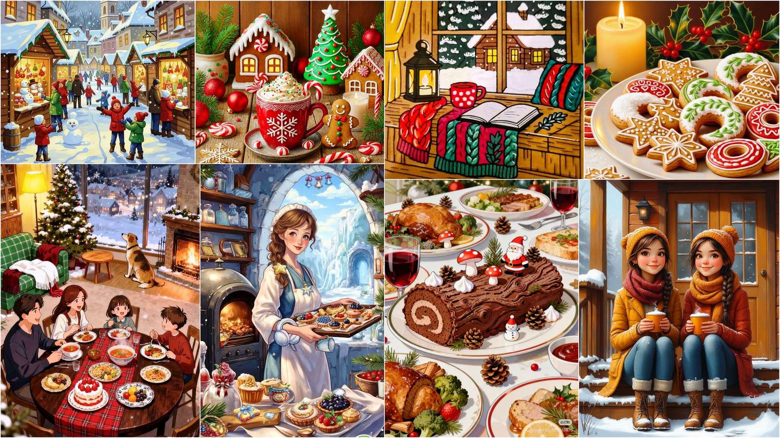 Em clima festivo puzzle online a partir de fotografia