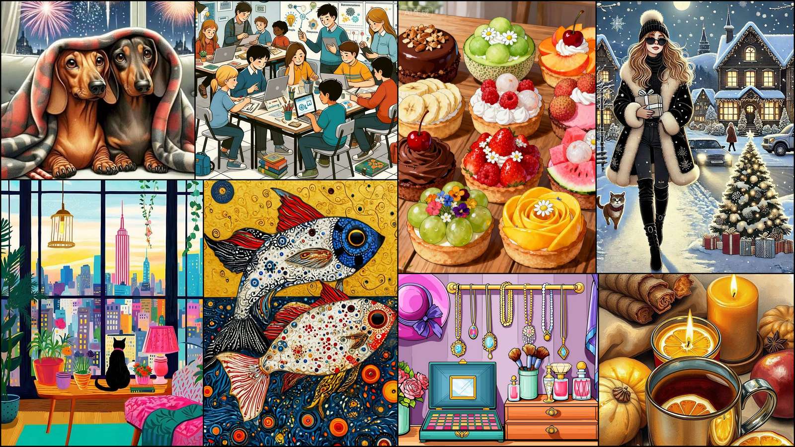 No disparo en Nochevieja rompecabezas en línea