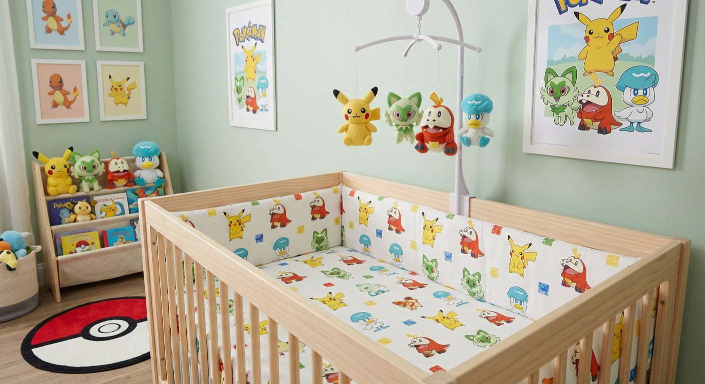 Pokemon-tema barnkammare Pussel online