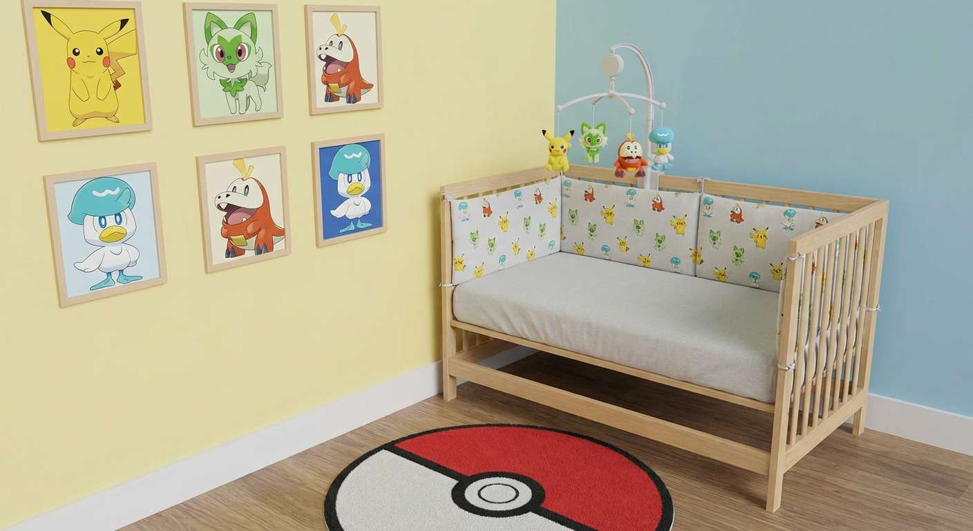 Chambre de bébé Pokémon puzzle en ligne à partir d'une photo