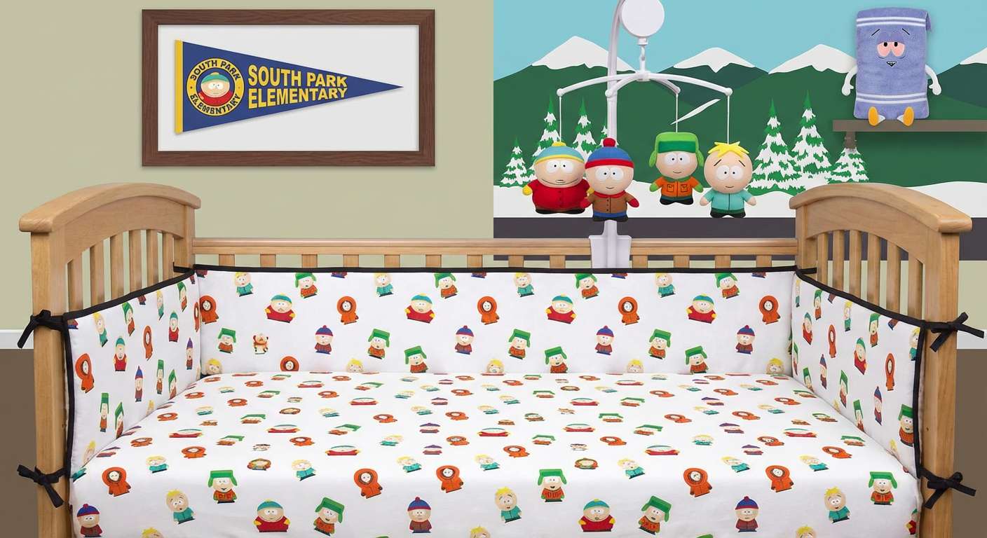 Adorable Baby Nursery Room South Park Theme online puzzle