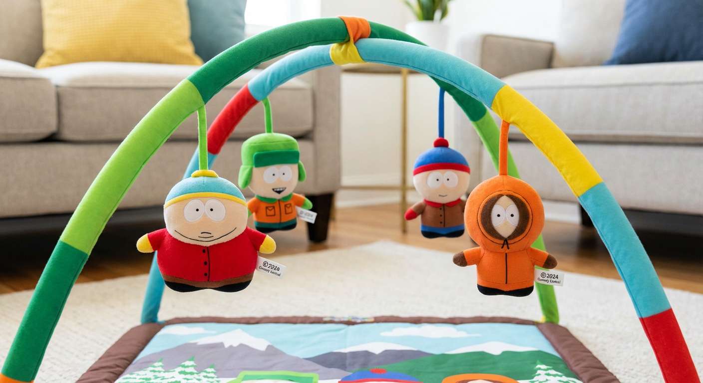 Sală de sport pentru bebeluși tematică South Park puzzle online