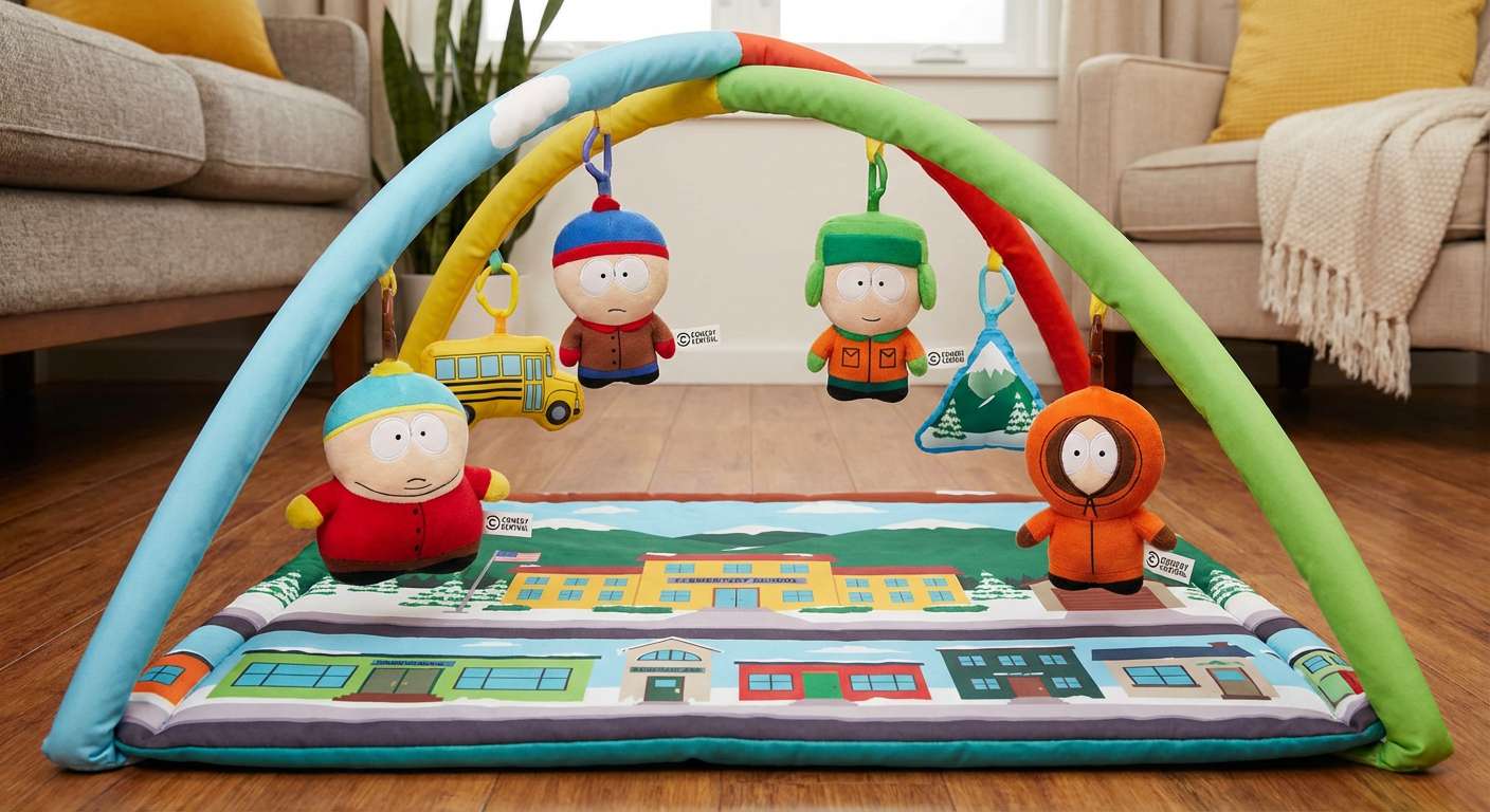 Adorabilă sală de sport pentru copii South Park puzzle online din fotografie