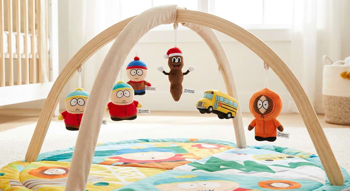 Ginásio para bebês com tema super fofo de South Park puzzle online