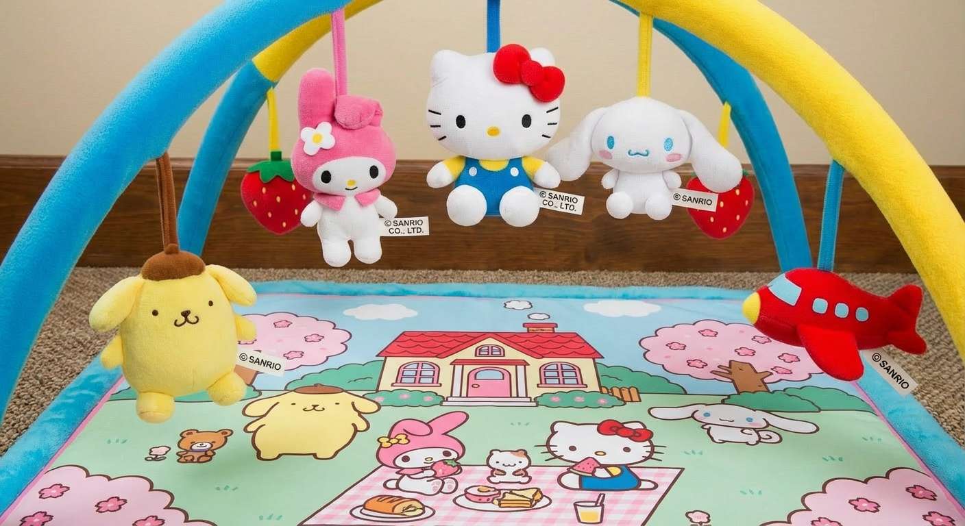 Babygym met Hello Kitty-thema online puzzel