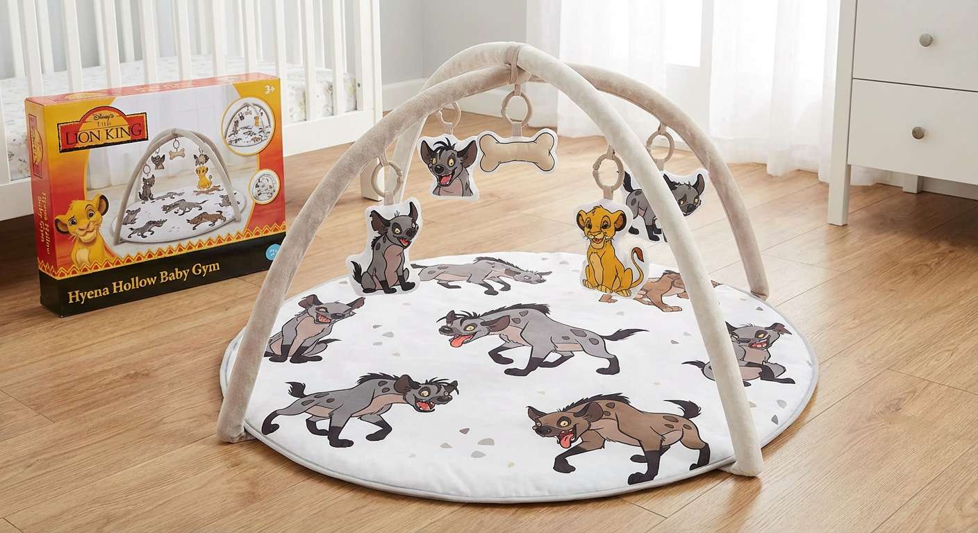 Regele Leu Hiena Hollow Theme Baby Gym puzzle online din fotografie