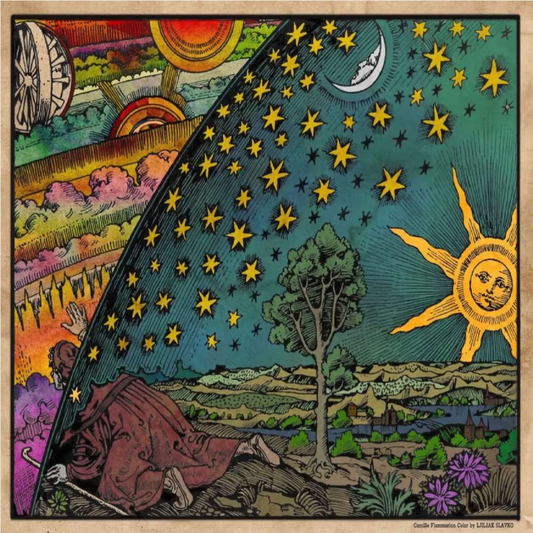 Η γκραβούρα του Flammarion online παζλ