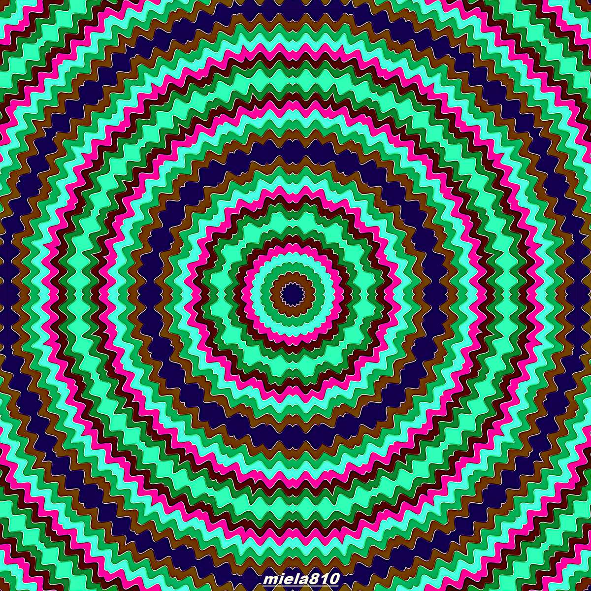 Ψυχεδελική μάνταλα online παζλ