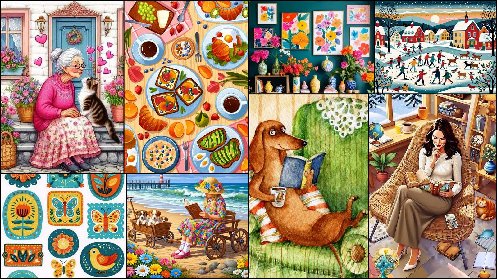 Czytelnicy Online-Puzzle vom Foto