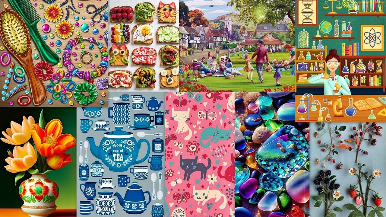 Mish πουρέ online παζλ