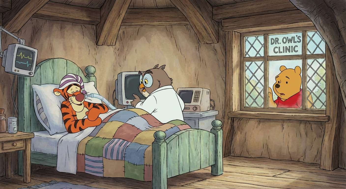 Tigger På Sjukhuset Pussel online