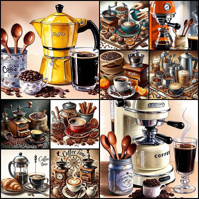 Cafe mañanero rompecabezas en línea