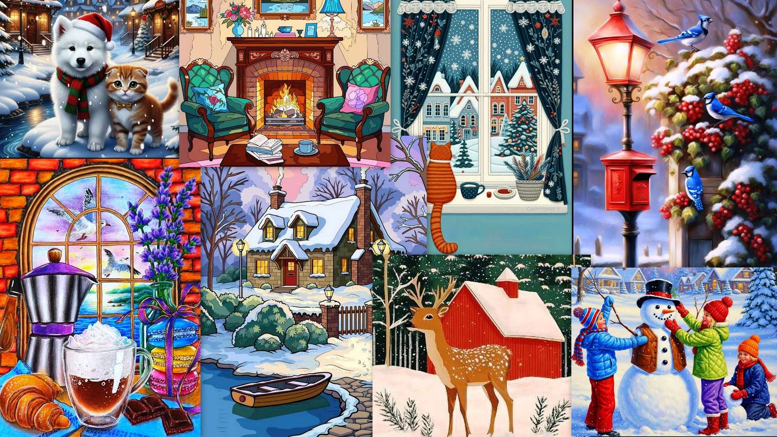 El invierno continúa rompecabezas en línea