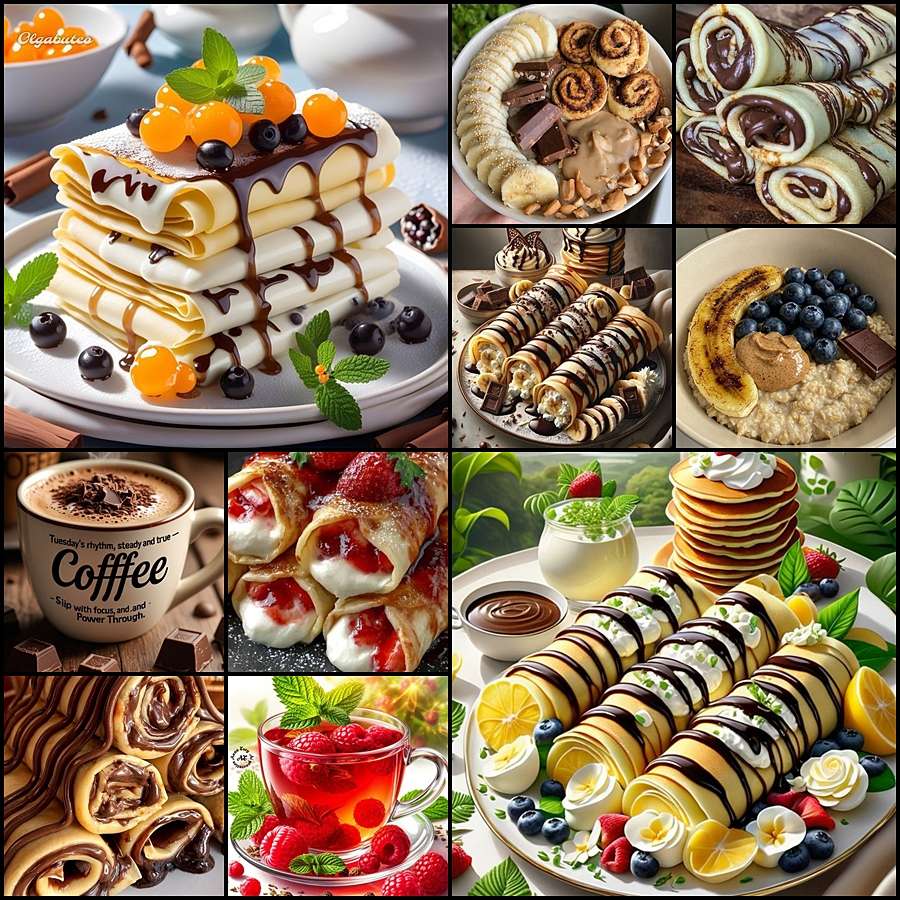 desayuno dulce rompecabezas en línea