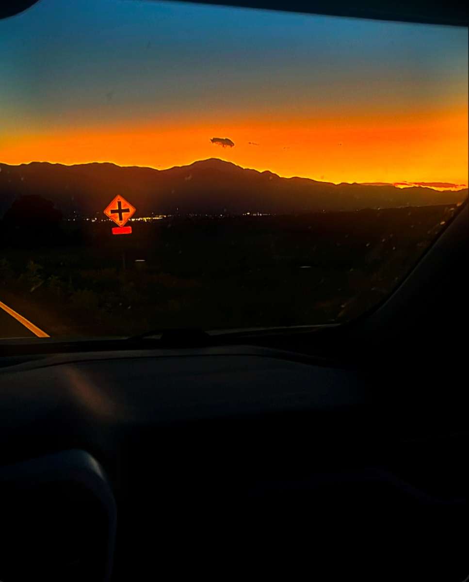 foto del tramonto puzzle online da foto