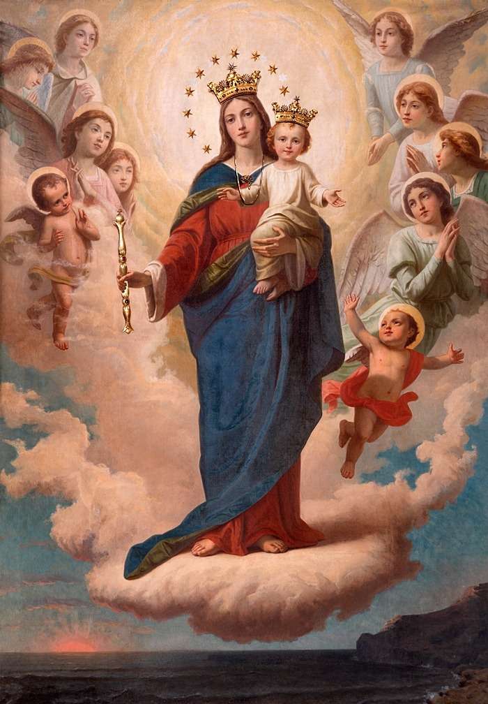 Keresztények Segítő Mária puzzle online fotóról