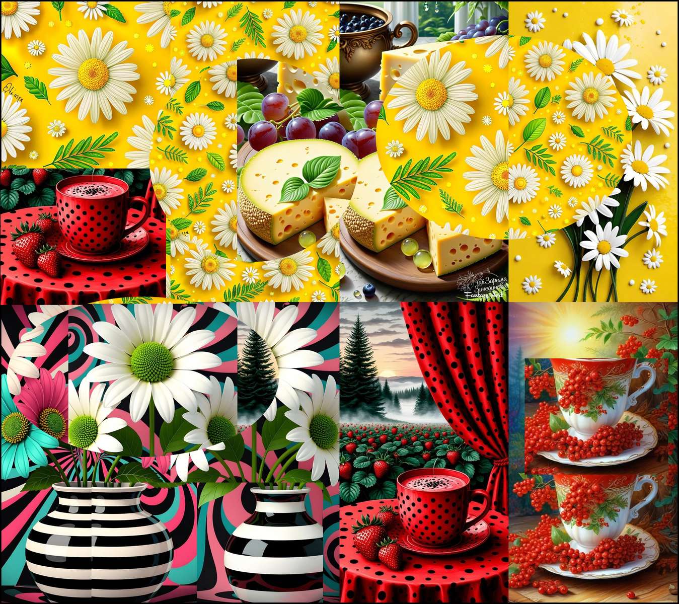 Varios collages rompecabezas en línea