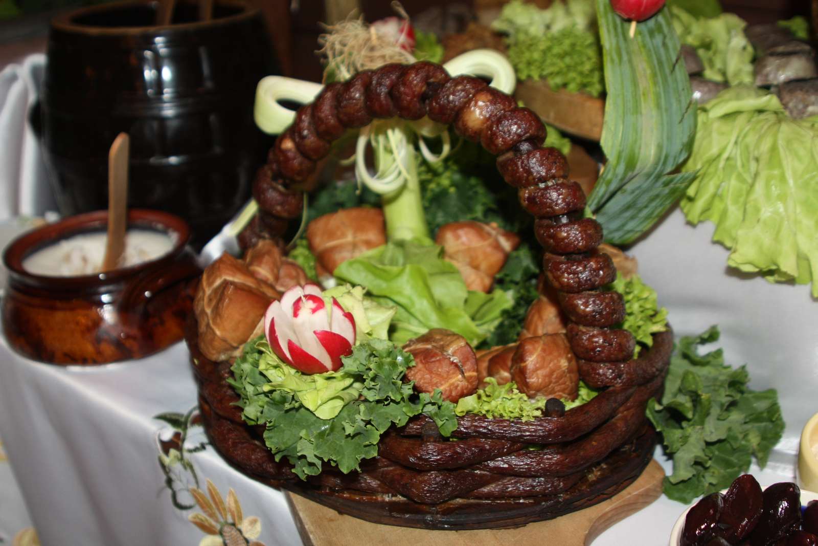 Country table puzzle online from photo