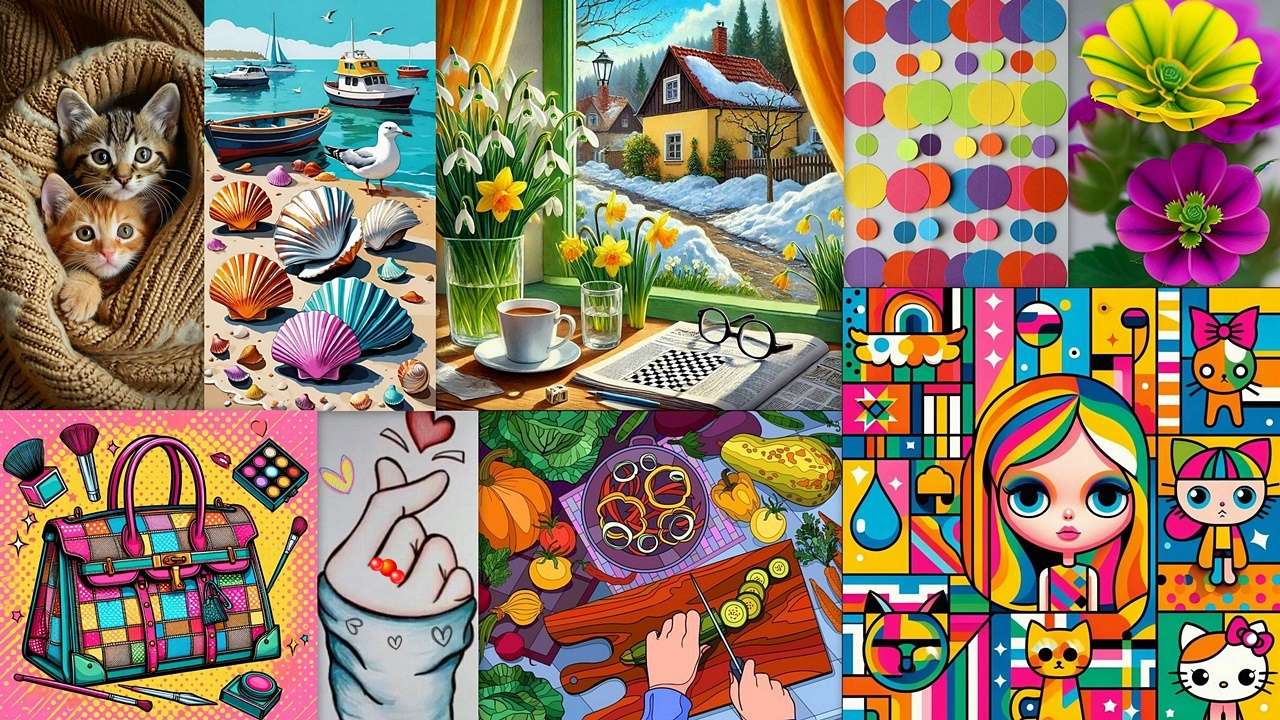 Mish mash puzzle en ligne à partir d'une photo