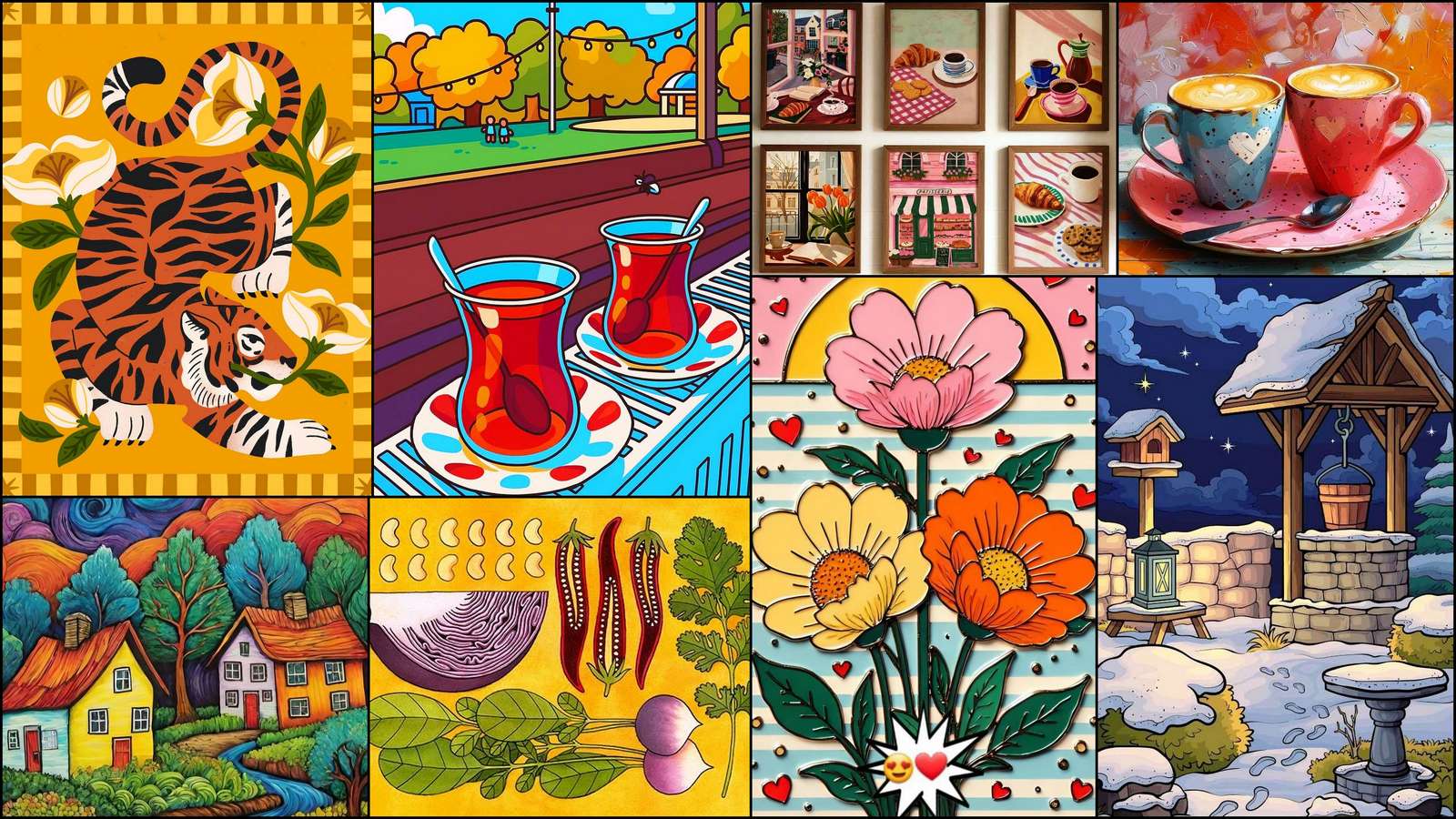 Tigris puzzle online fotóról