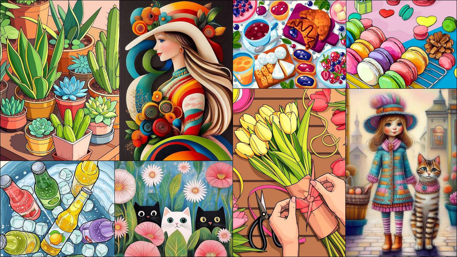 suculentas puzzle online a partir de foto